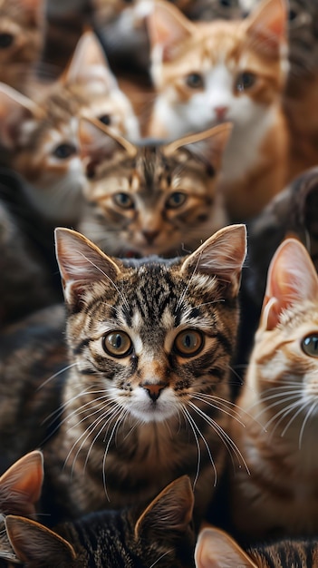 Comprender el comportamiento felino Un concepto de seminario foto-realista Explorando el comportamiento del gato para ayudar al dueño
