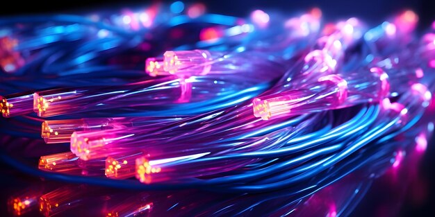 Comprender los fundamentos de la tecnología de cables de red de fibra óptica Concepto Tecnología de fibra ótica Cables de red Transmisión de datos Señales ópticas Conectividad a Internet