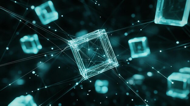 Comprender el futuro de la tecnología Blockchain a través de bloques digitales conectados