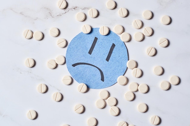 Comprimidos antidepressivos Conceito de depressão