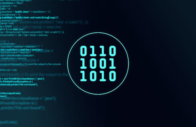 Computação de código binário e conceito de mecânica quântica