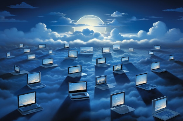 Computación en la nube de los cielos digitales