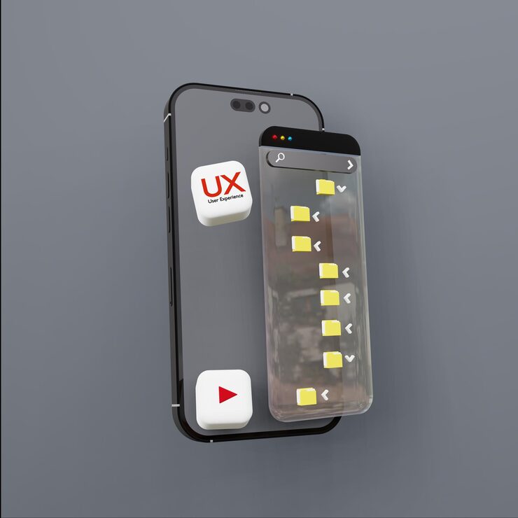 Foto computadora 3d ai robot chatbot web uiux software algoritmos de programación análisis de datos representación de datos