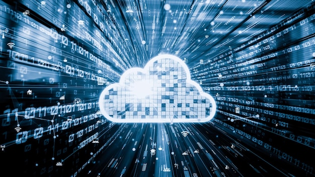 Computadora en la nube y almacenamiento de datos en línea con software de uso compartido inteligente tácito