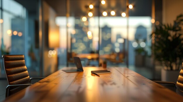 una computadora portátil en una mesa con un libro en la mesa