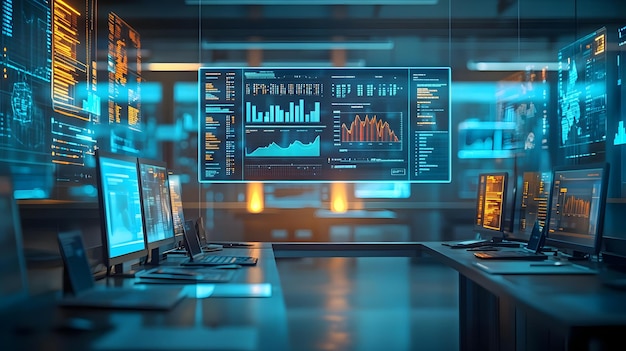Computadoras de oficina con tecnología de gráficos para el análisis de datos