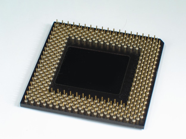 Computer-Chip-Prozessor aus der Nähe