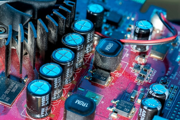 Computer-Grafikkarte für Motherboard-Mikrochips