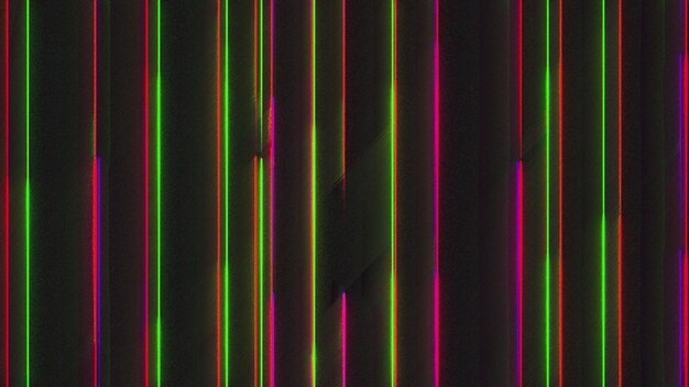 Computergenerierte chromatische Aberrationsbänder Pixel mehrfarbiges Rauschen 3D-Rendering abstrakter Hintergrund