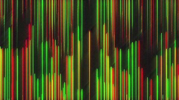 Computergenerierte chromatische Aberrationsbänder Pixel mehrfarbiges Rauschen 3D-Rendering abstrakter Hintergrund