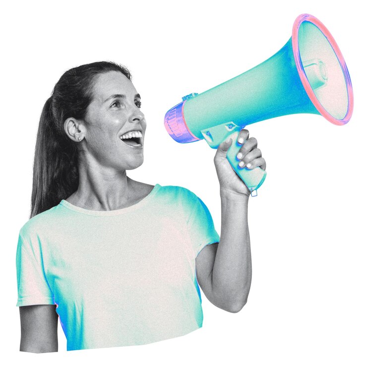 Foto comunicación fuerte pegatina de negocios png fondo transparente