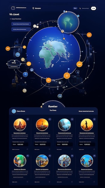 Foto comunidade do fórum bitcoin com avatares e threads de discussão ilustração ideia de fundo criativa