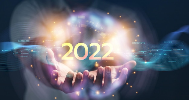 Conceito 2022 Metaverse Smart Digital World Abra o mundo virtual em uma realidade virtual