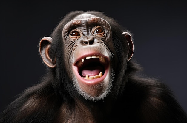 conceito de animal chimpanzé ou macaco