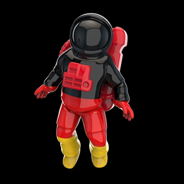 Conceito de astronauta - ilustração 3D