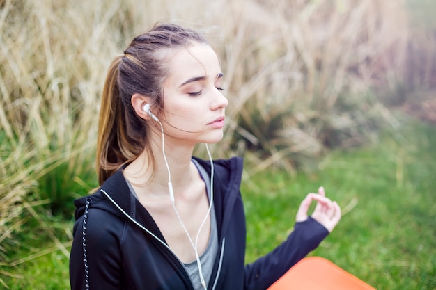 Conceito de calma e meditação