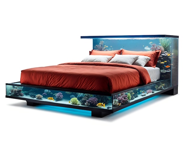 Conceito de cama de aquário