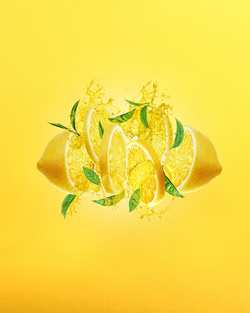conceito de chá de limão