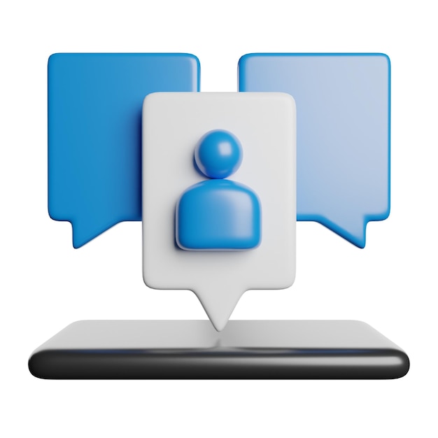 Conceito de Comunicação por Chat Online