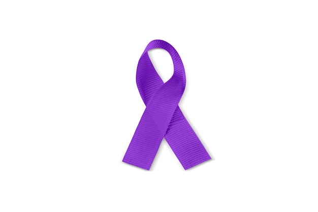 Conceito de consciência da demência de Alzheimers da fita roxa da consciência