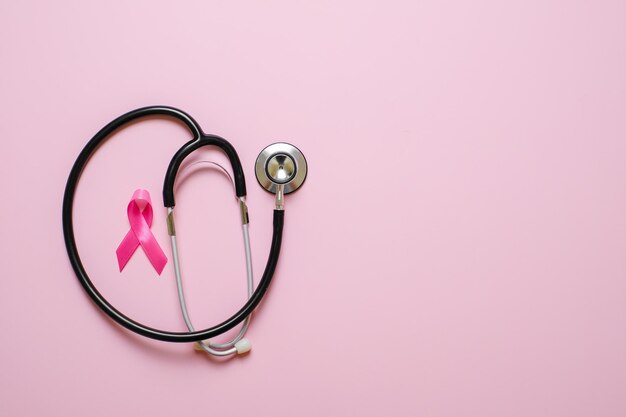 Foto conceito de conscientização sobre o cancro da mama