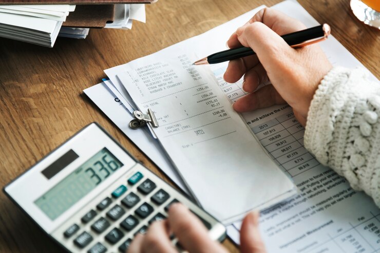 Foto conceito de contabilidade de contabilidade de planejamento de orçamento