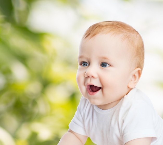 conceito de criança e criança - bebê sorridente