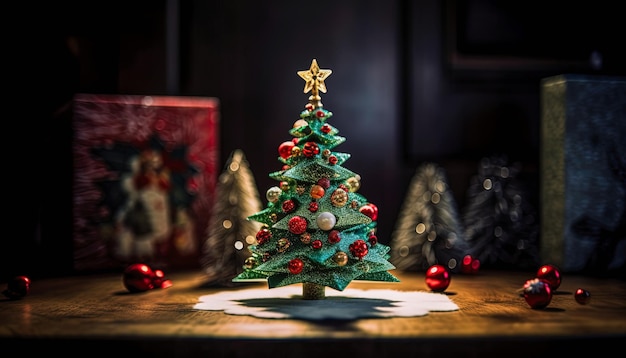 Conceito de decorações de Natal Modelo de fundo ou banner para o Natal