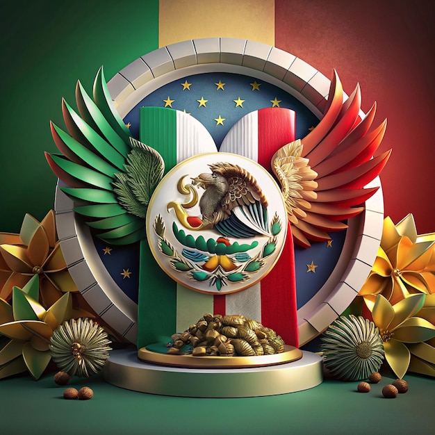 Conceito de dia independente do México