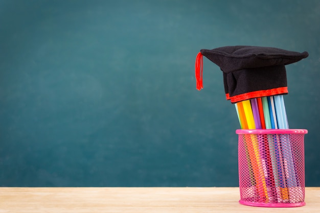 Foto conceito de educação ou volta às aulas