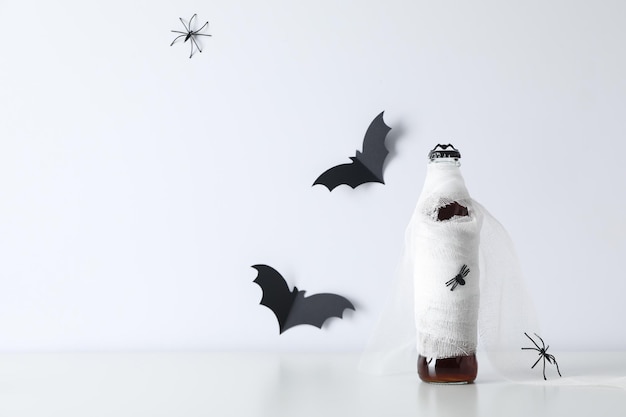 Conceito de espaço de festa de Halloween para texto