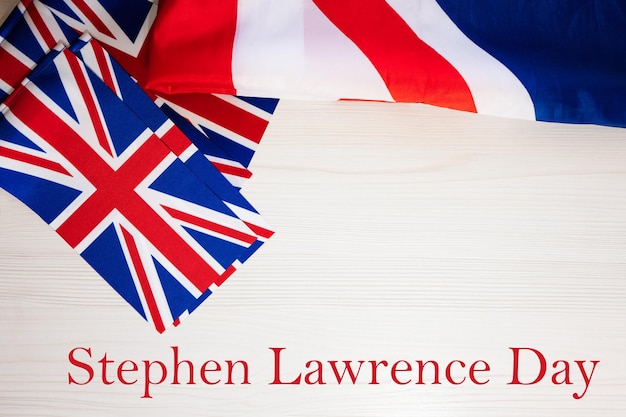 Conceito de feriados britânicos de Stephen Lawrence Day Feriado no Reino Unido