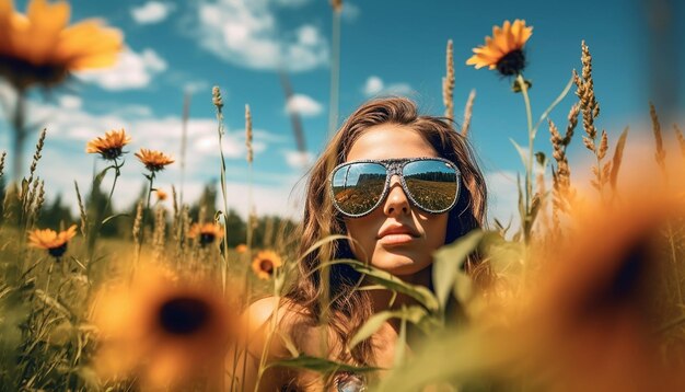 Conceito de férias de verão foto profissional Vibrações positivas de verão