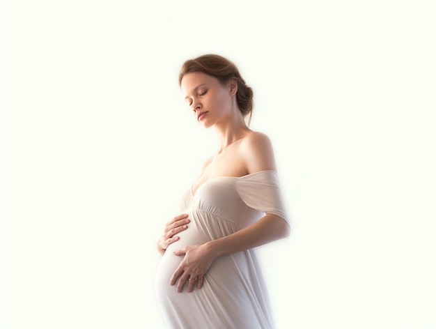 Conceito de foto de maternidade pré-natal gerado por IA
