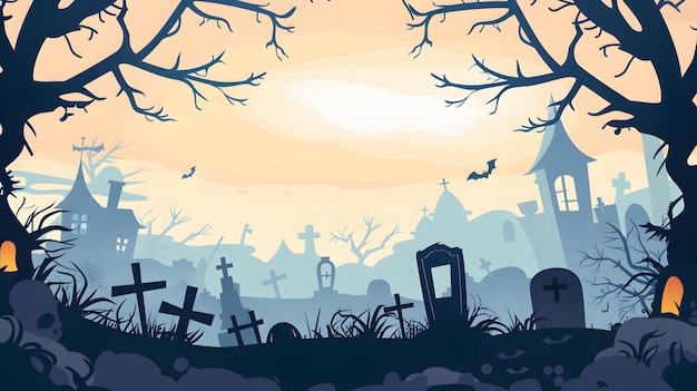 conceito de fundo de halloween