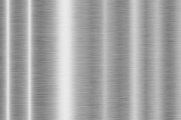 Foto conceito de fundo de textura de metal escovado