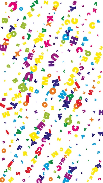 Conceito de fundo escolar Colorido infantil