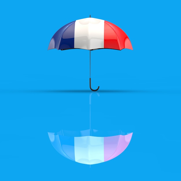 Conceito de guarda-chuva - ilustração 3d