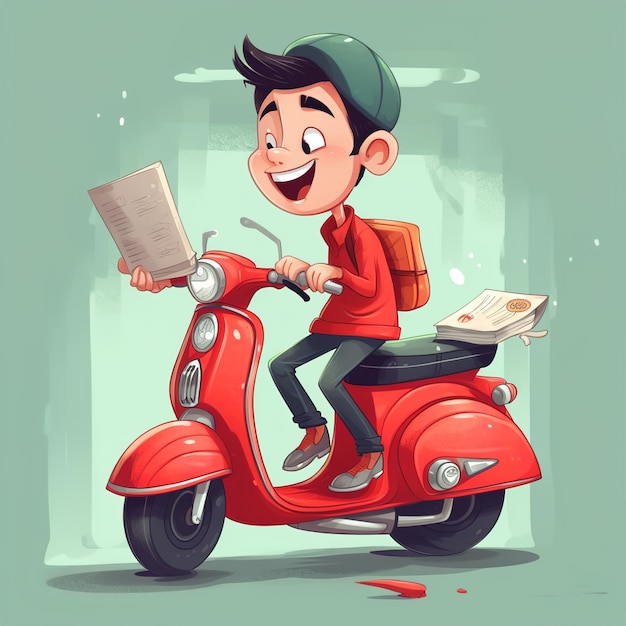 Foto conceito de homem de entrega rastreamento de encomendas on-line entrega em casa e escritório ilustração
