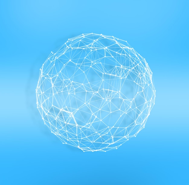 Conceito de internet globo de conexão e rede