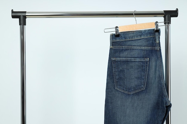 Conceito de jeans roupas casuais conceito de jeans como uso diário