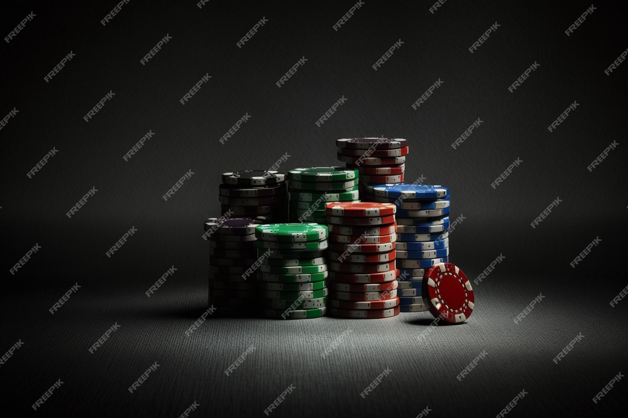 Conceito De Layout De Casino Online Jogar Cartões Dados Chips