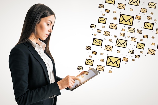 Conceito de marketing por e-mail