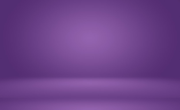 Conceito de plano de fundo do estúdio - abstrato vazio luz gradiente roxo estúdio quarto fundo para o produto. Plano de fundo liso do estúdio.