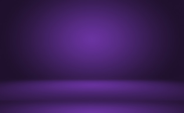 Conceito de plano de fundo do estúdio - abstrato vazio luz gradiente roxo estúdio quarto fundo para o produto. Plano de fundo liso do estúdio.