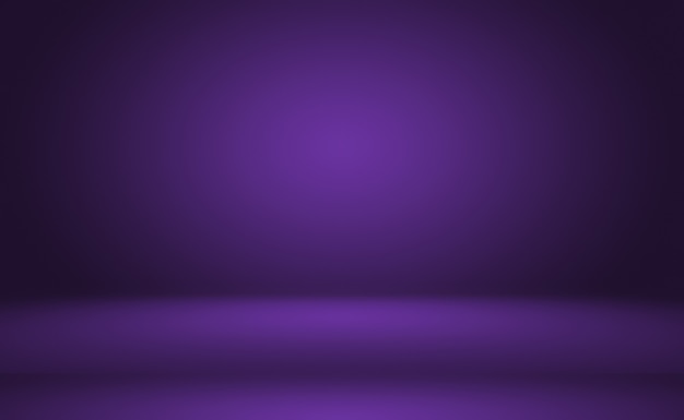 Conceito de plano de fundo do estúdio - abstrato vazio luz gradiente roxo estúdio quarto fundo para o produto. Plano de fundo liso do estúdio.