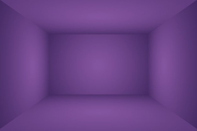 Conceito de plano de fundo do estúdio - abstrato vazio luz gradiente roxo estúdio quarto fundo para o produto. Plano de fundo liso do estúdio.