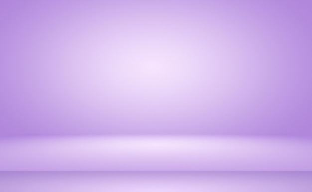 Conceito de plano de fundo do estúdio - abstrato vazio luz gradiente roxo estúdio quarto fundo para o produto. Plano de fundo liso do estúdio.