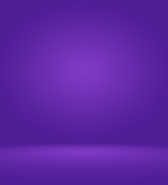 Conceito de plano de fundo do estúdio - abstrato vazio luz gradiente roxo estúdio quarto fundo para o produto.