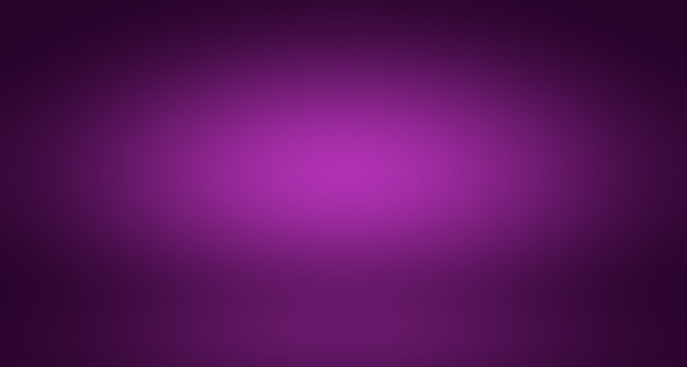 Conceito de plano de fundo do estúdio - abstrato vazio luz gradiente roxo estúdio quarto fundo para o produto.